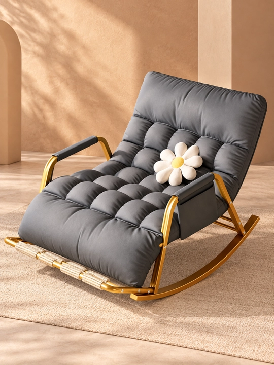 Kreslo kachalka, buklanadigan massajli yumshoq model, 93×111 sm