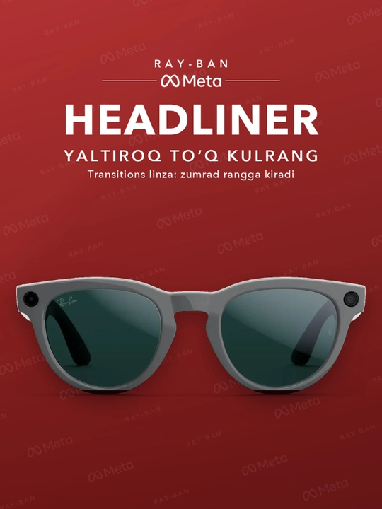 Ray-Ban Meta Gen 2 Headliner — умные очки нового поколения