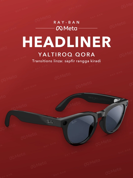Ray-Ban Meta Gen 2 Headliner — умные очки нового поколения