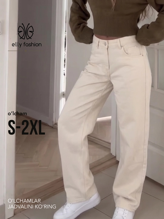 Jinsiy shim Baggy, keng bichimli, S–4XL o‘lchamlar - ELLY FASHION - 