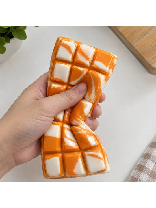 Squishy Shokolad — yumshoq antistress o‘yinchoq, stressni kamaytirish uchun - 