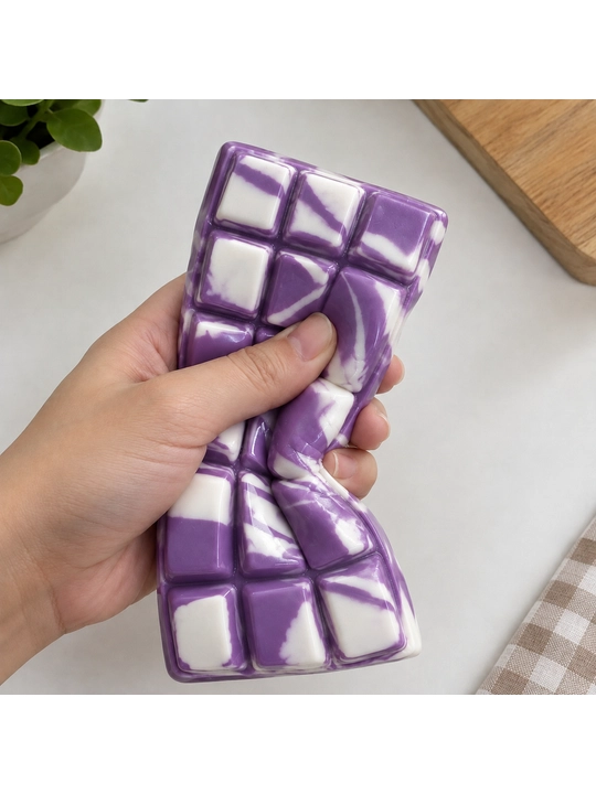 Squishy Shokolad — yumshoq antistress o‘yinchoq, stressni kamaytirish uchun - 
