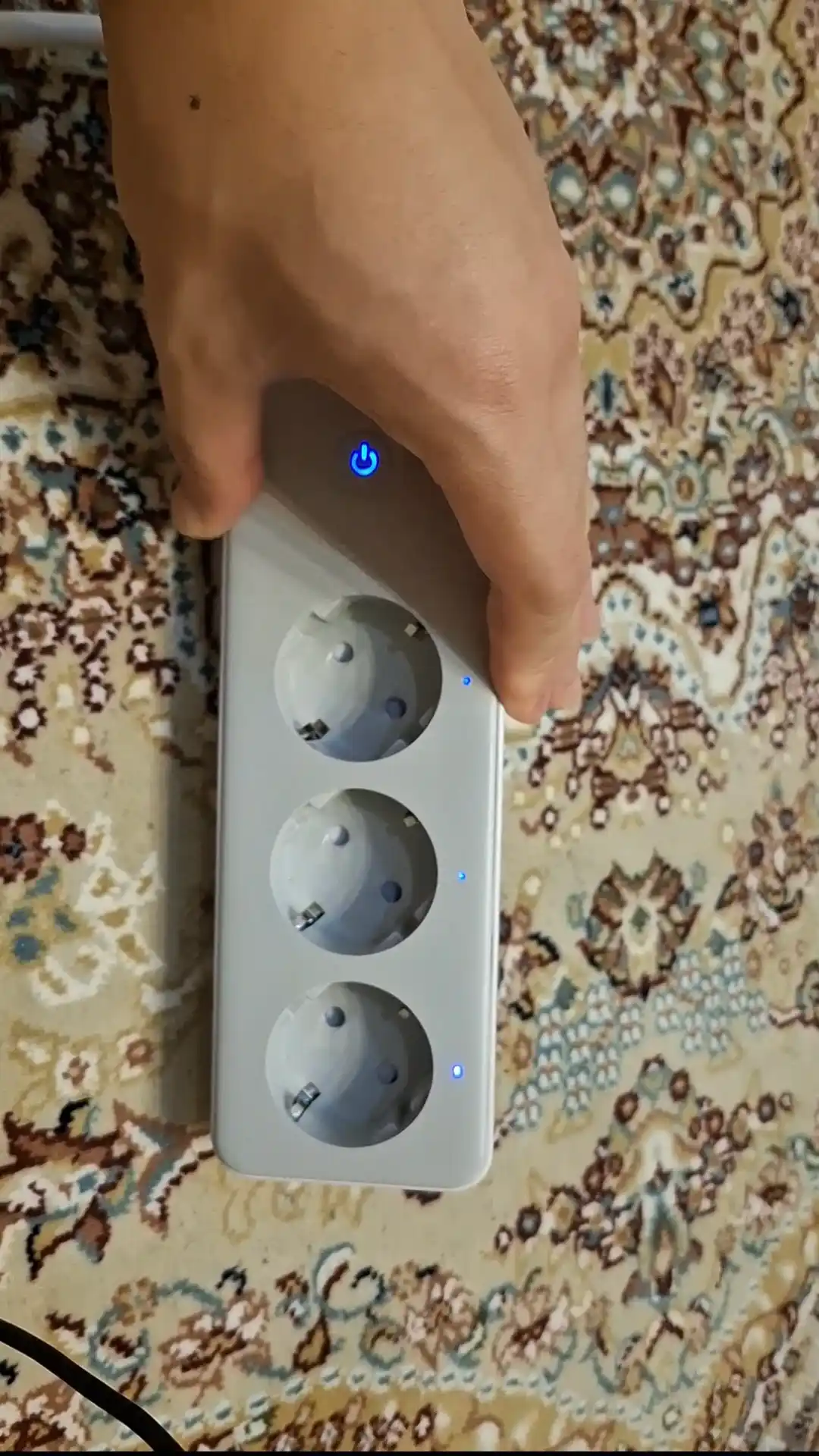 Wi-Fi удлинитель с 3 розетками, Smart Life, Tuya, 16A, 3680 Вт, голосовое управление