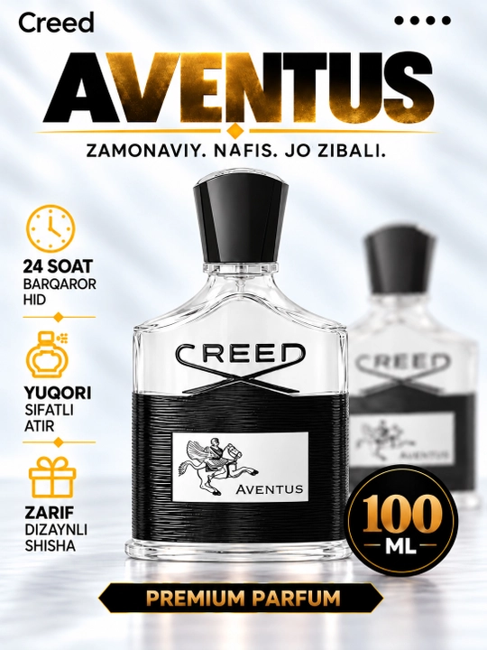 Creed Aventus Eau de Parfum 100 мл –мужская парфюмерная вода с фруктово-древесным ароматом - 