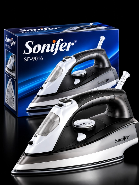 Sonifer SF-9016 Elektr Bug‘li Dazmol 2400W 350 ml Kuchli Bug‘ Keramik Taglik