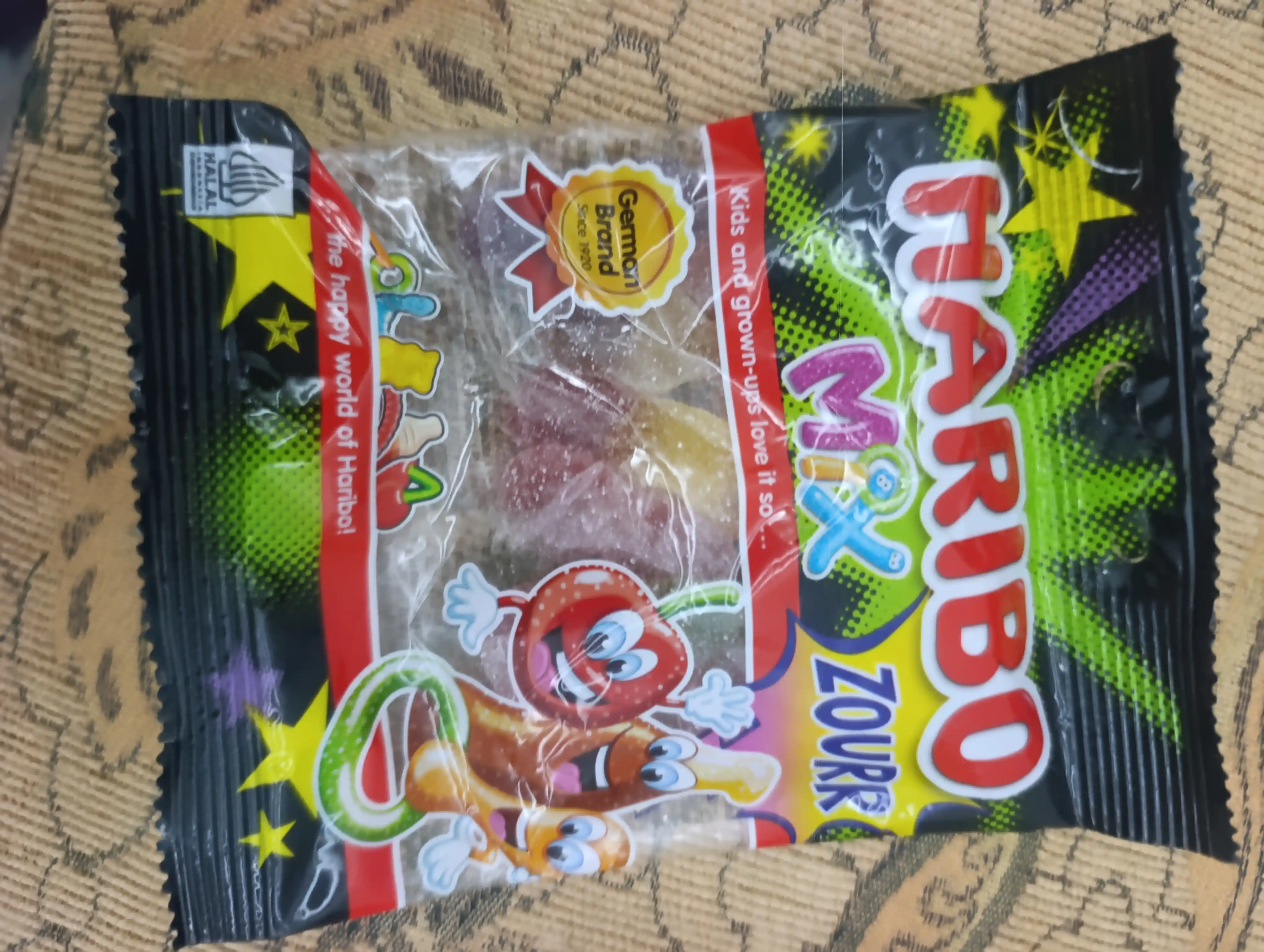 Hb21 HARIBO jevatelniy marmelad MIX ZOURR 80g 24