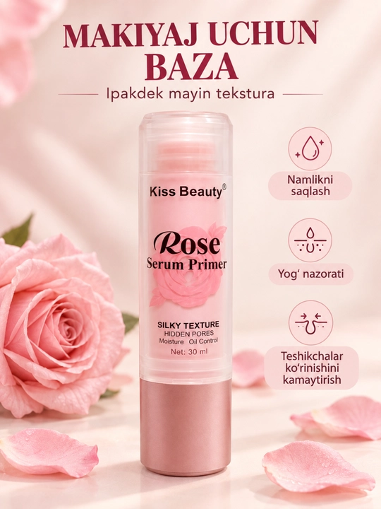 Yuz uchun namlantiruvchi makiyaj asosi, 30 ml