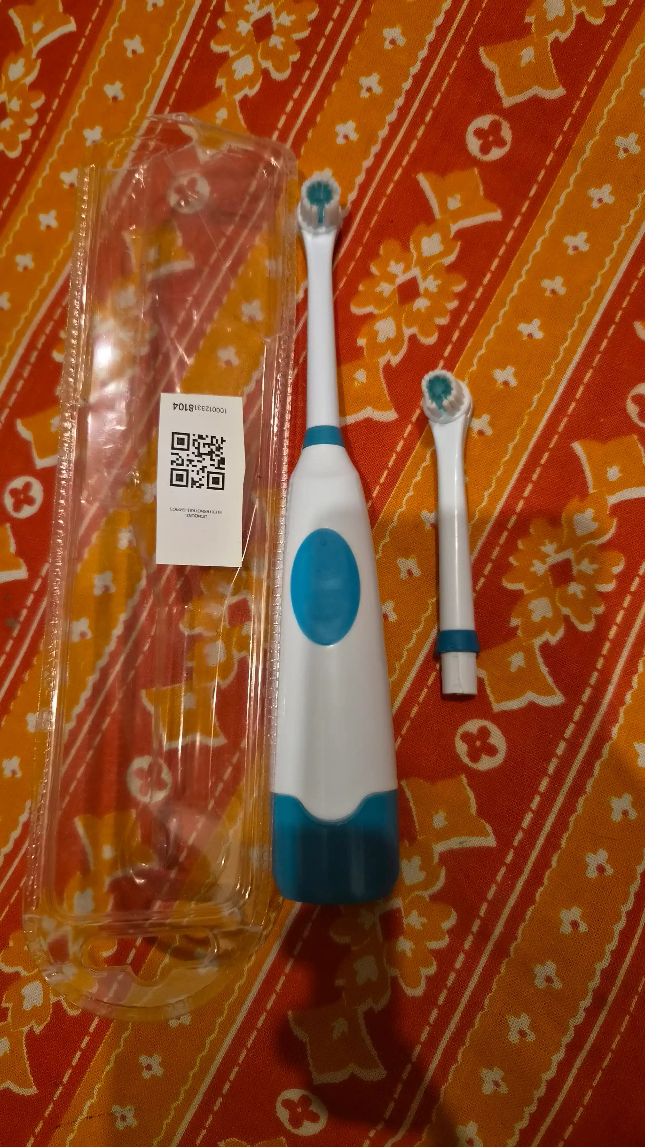 Elektr tish cho‘tkasi, avtomatik tish tozalagich, dumaloq nasadka, tish va milk parvarishi