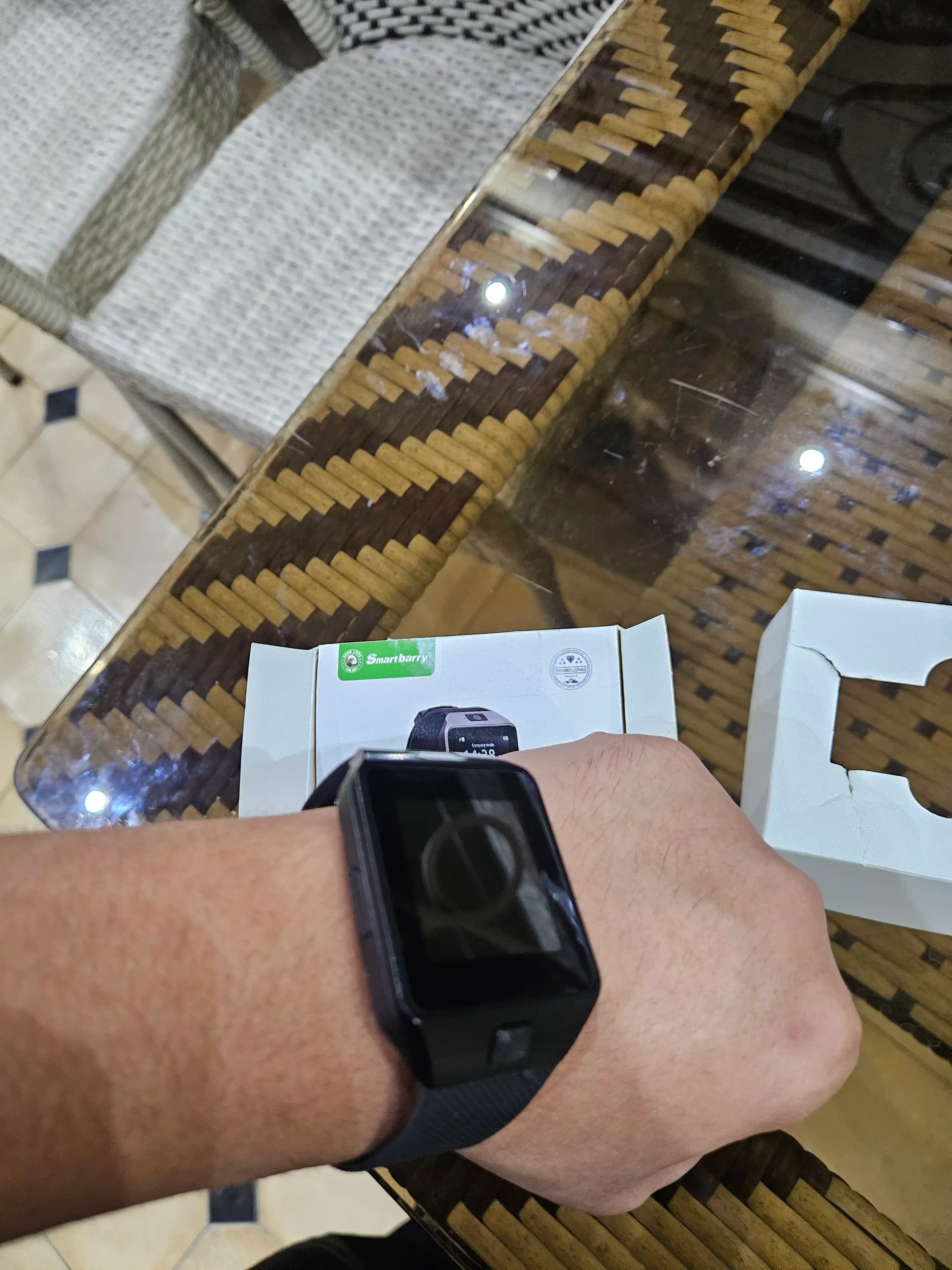 Simkartalik qo'l soati, dz09 sensorli ekran, aqilli
