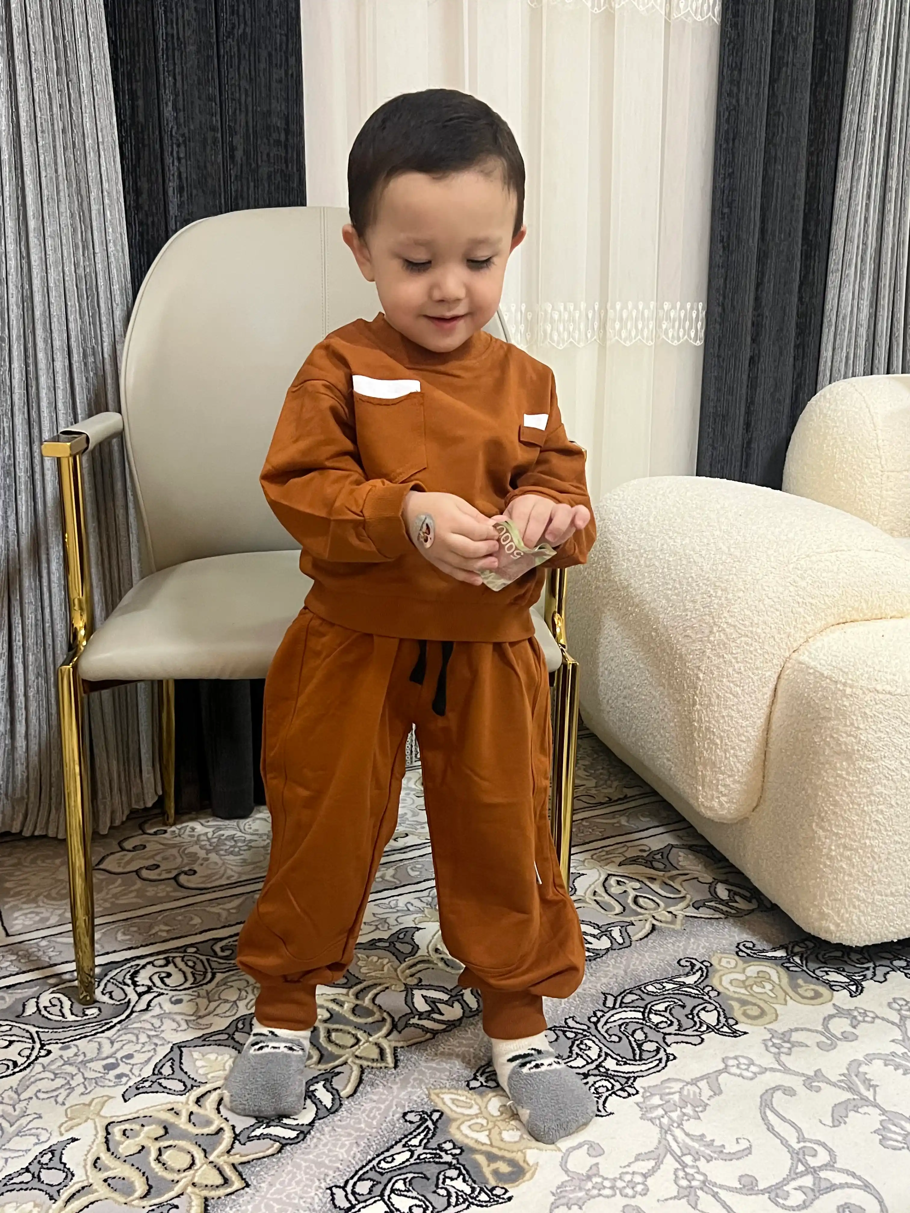 Детский спортивный костюм, толстовка и брюки, осень-весна 2-3-4-5-6 лет