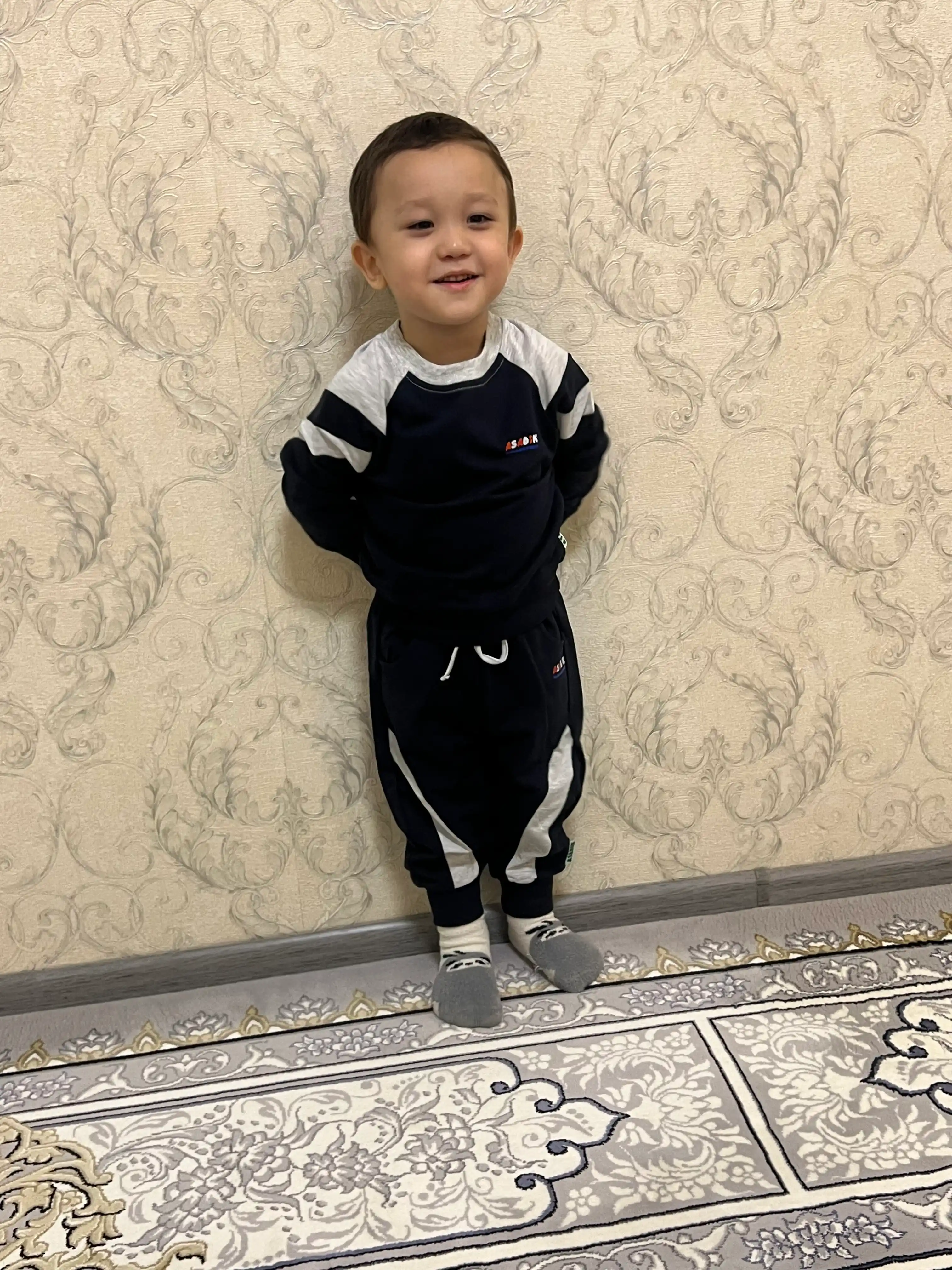 O‘g‘il va qiz bolalar uchun sport kostyumi, svitshot va shim, yumshoq mato