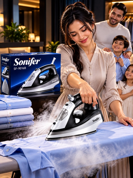 Sonifer SF-9016B bug‘li dazmol 2400 W 350 ml kuchli bug‘ keramika taglik