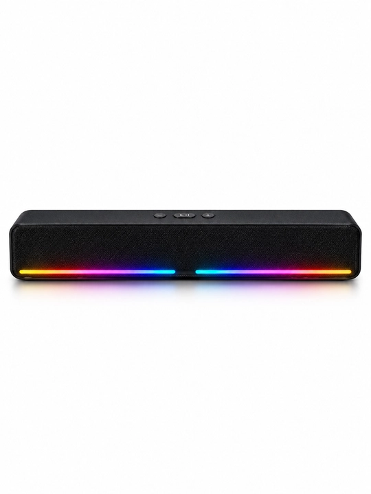Bluetooth-саундбар BS-286 с RGB-подсветкой, беспроводная колонка для дома и ТВ - 