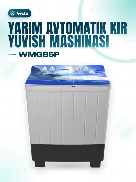 Стиральная машина полуавтомат Vesta WMG85P Water 01 Local - 