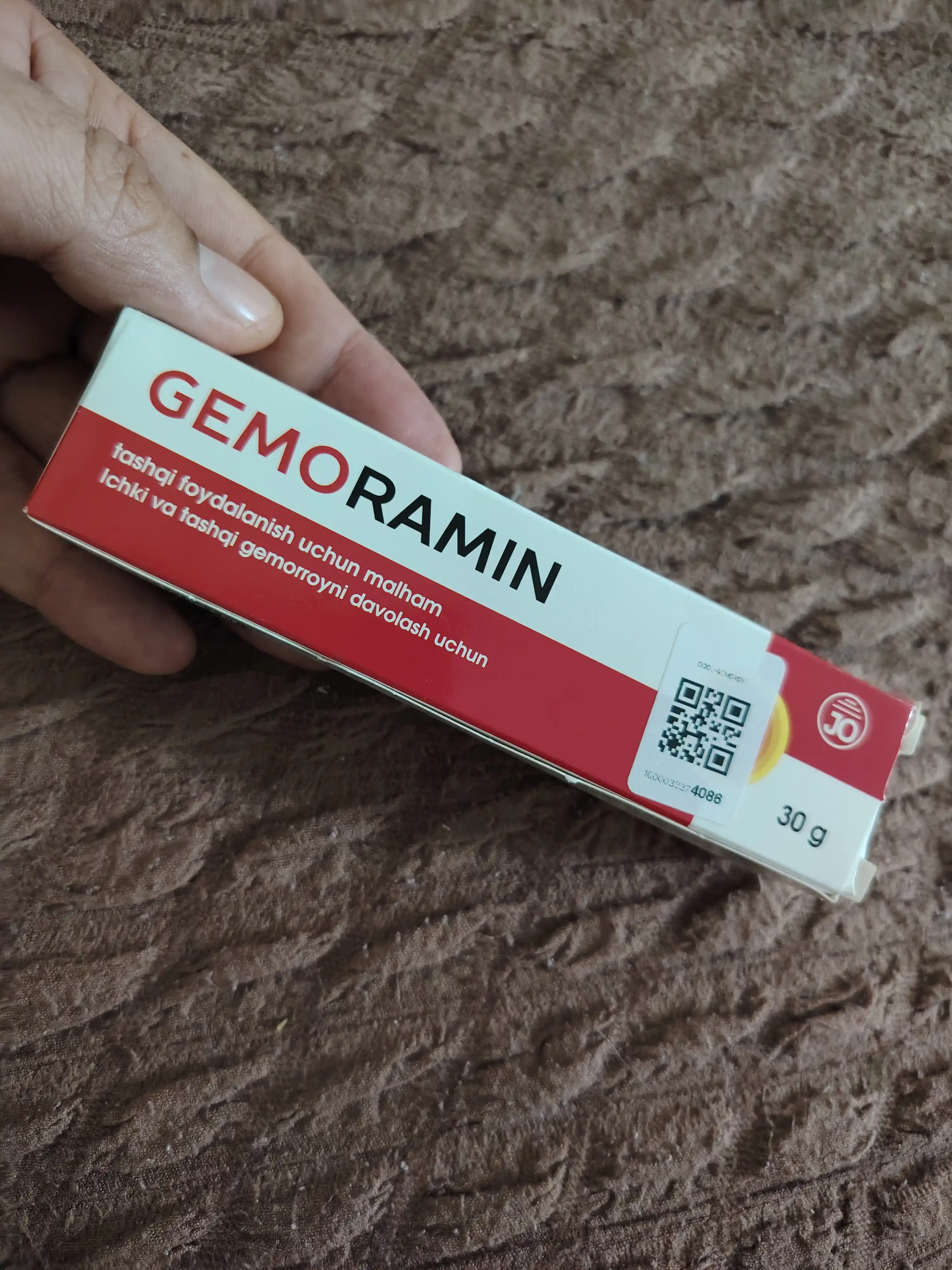 Gemoramin, gemorroy uchun yengil yechim, parvarish 