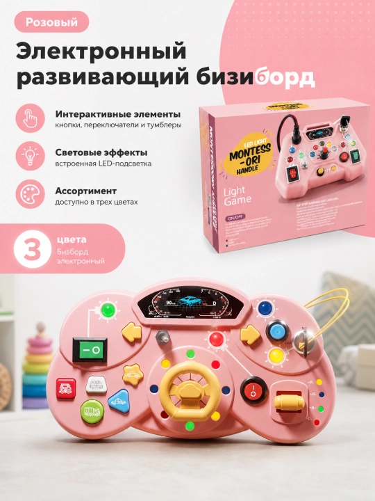 Rivojlantiruvchi yoritgichli elektron bizibord
