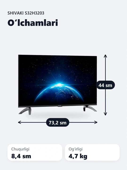 Shivaki S32H3203 televizori