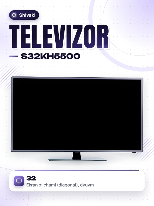 SHIVAKI s32kh5500 televizori