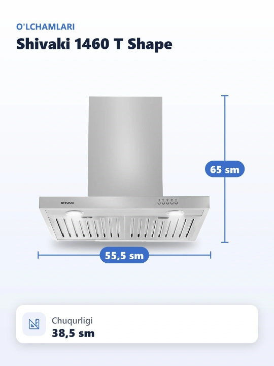 Dudbo'ron Shivaki 1460 T Shape 900 m³/s Tugmali boshqaruv