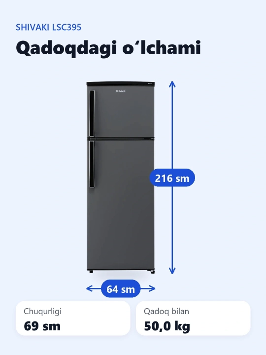 Sovutgich shkafi Avangard LSC395