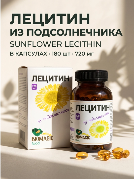 BioMagic Kungaboqar letsitini kapsulalarda, 180 dona - 