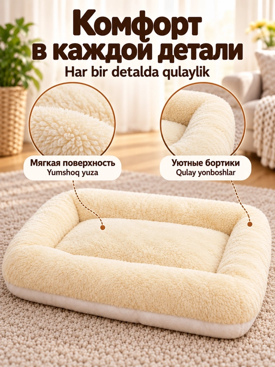 Itlar va mushuklar uchun to'shak