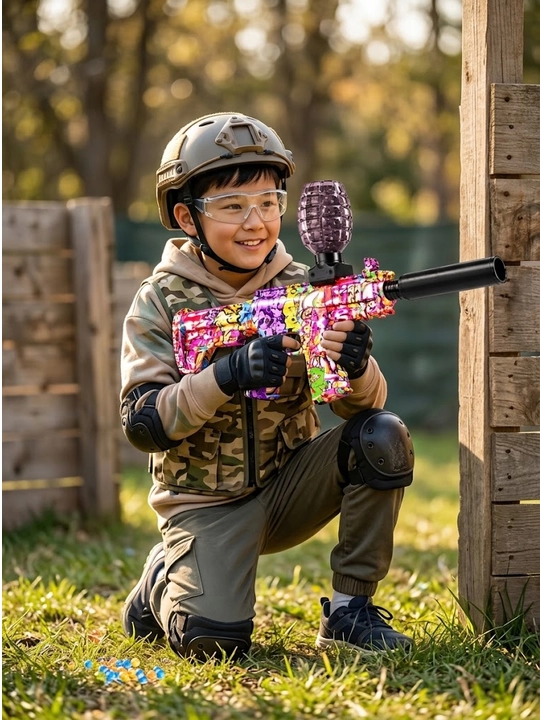 Игрушечный автомат AUG - M416, с гелевыми шариками