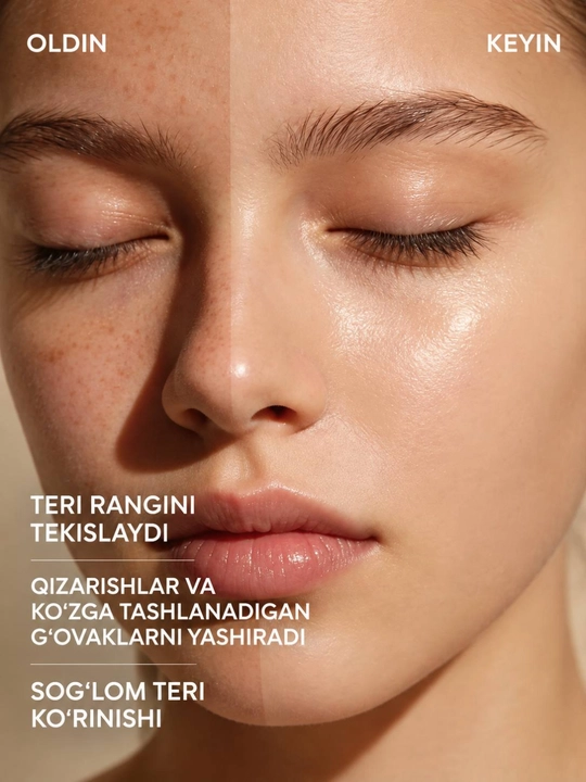 CROME SNAIL BB krem SPF 50, с муцином улитки, отбеливающий тональный крем