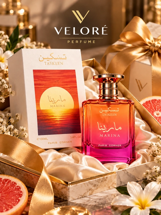 Парфюмерная вода Taskeen Marina Paris Corner, женский аромат, VELORE PERFUME - 