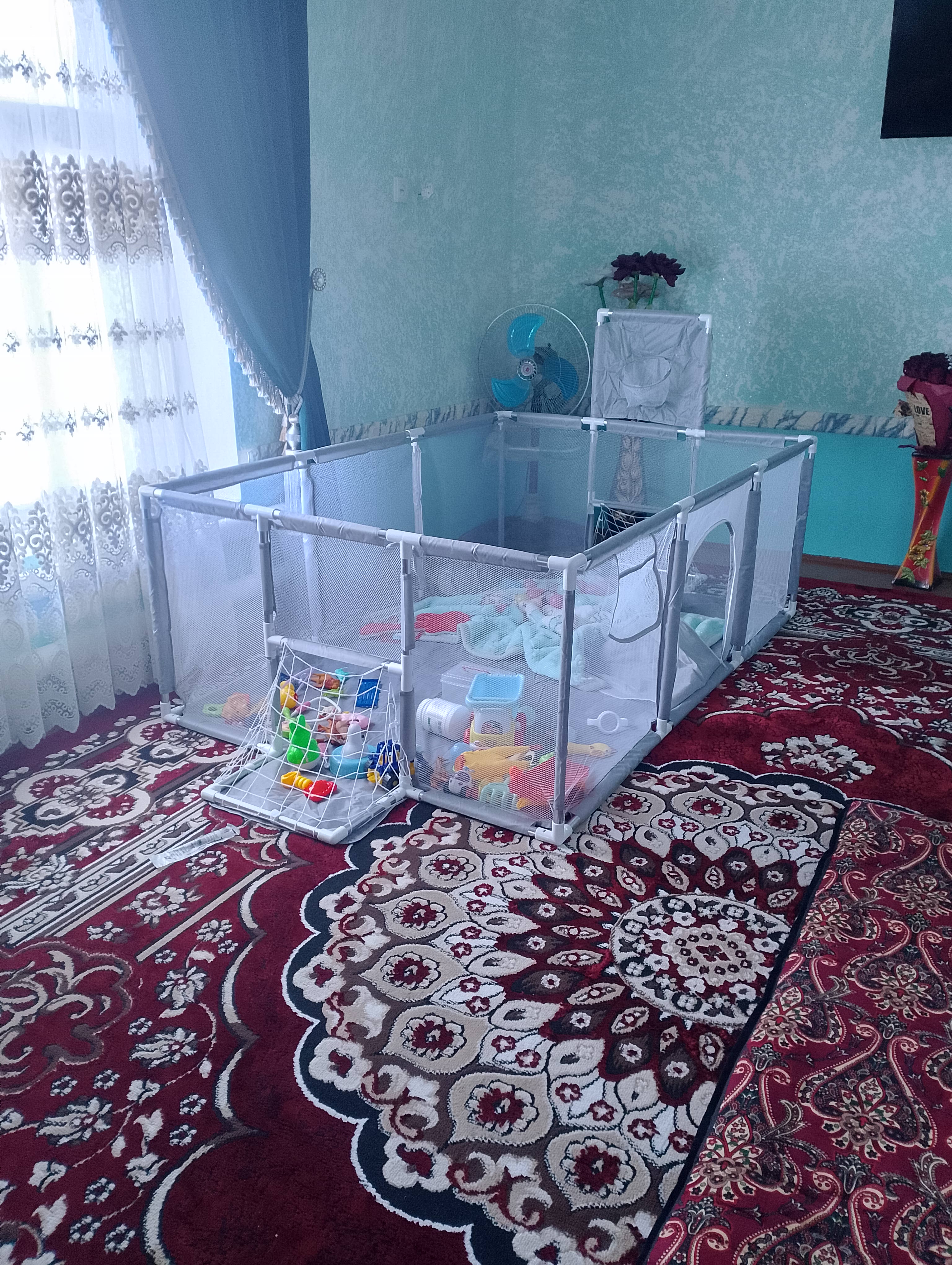 Детский манеж для малышей, складной, безопасный, игровой манеж для дома