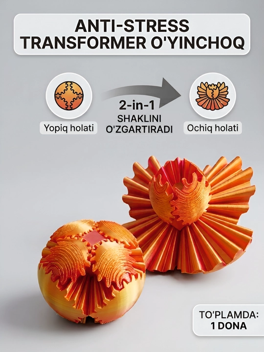 Stressga qarshi, o‘yinchoq, kubik, shesternyalar, fitjet, 3D, bolalar uchun, sovg'a - 