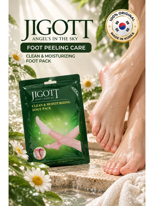 Пилинг-маска для ног JIGOTT Angel’s in the Sky Foot Peeling Care