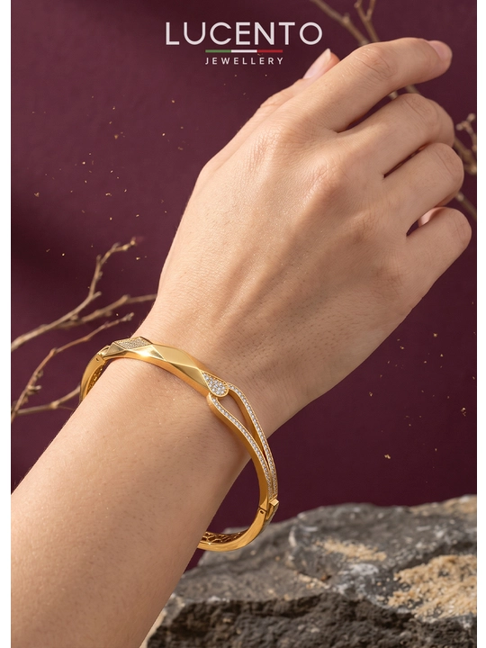 LUCENTO JEWELLERY 585 probadagi qattiq tilla bilaguzuk