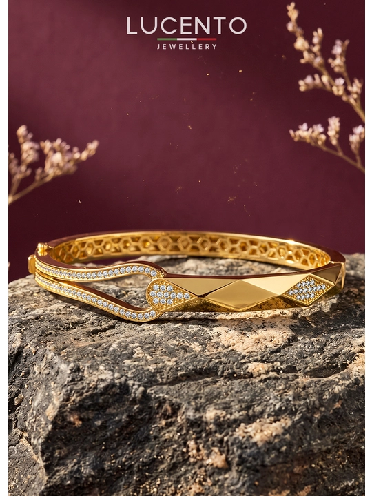 LUCENTO JEWELLERY 585 probadagi qattiq tilla bilaguzuk