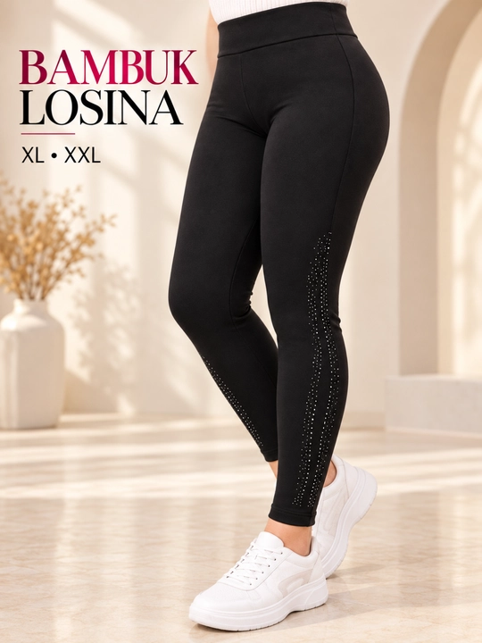Bambuk losinlar, ayollar uchun, issiq, qulay, XXL, qora