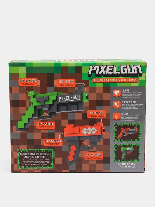 To'plam Pixel Gun ikkita to'pponcha va EVA yumshoq o'qlar bilan, 6+