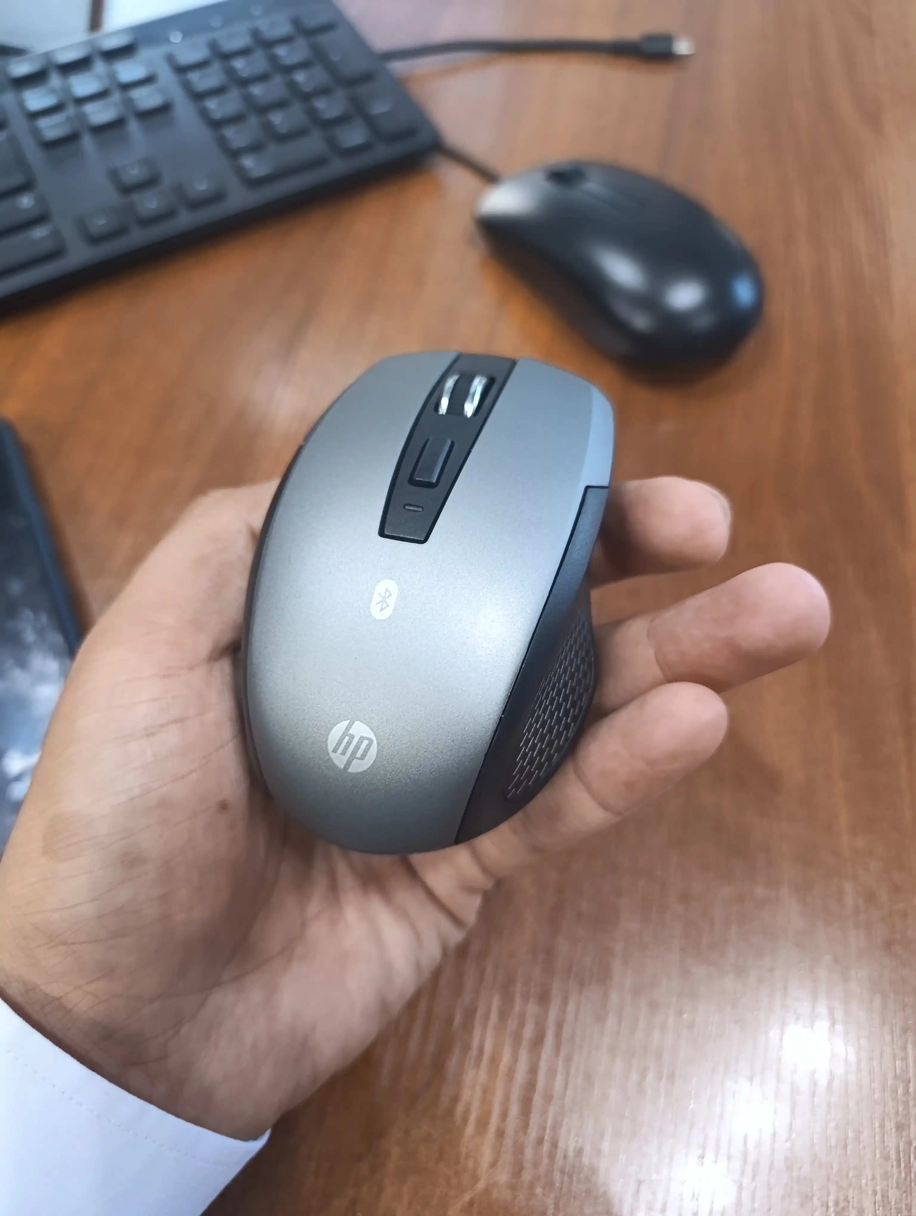 Simsiz shovqinsiz kompyuter sichqonchasi, RGB yoritgichli, Bluetooth