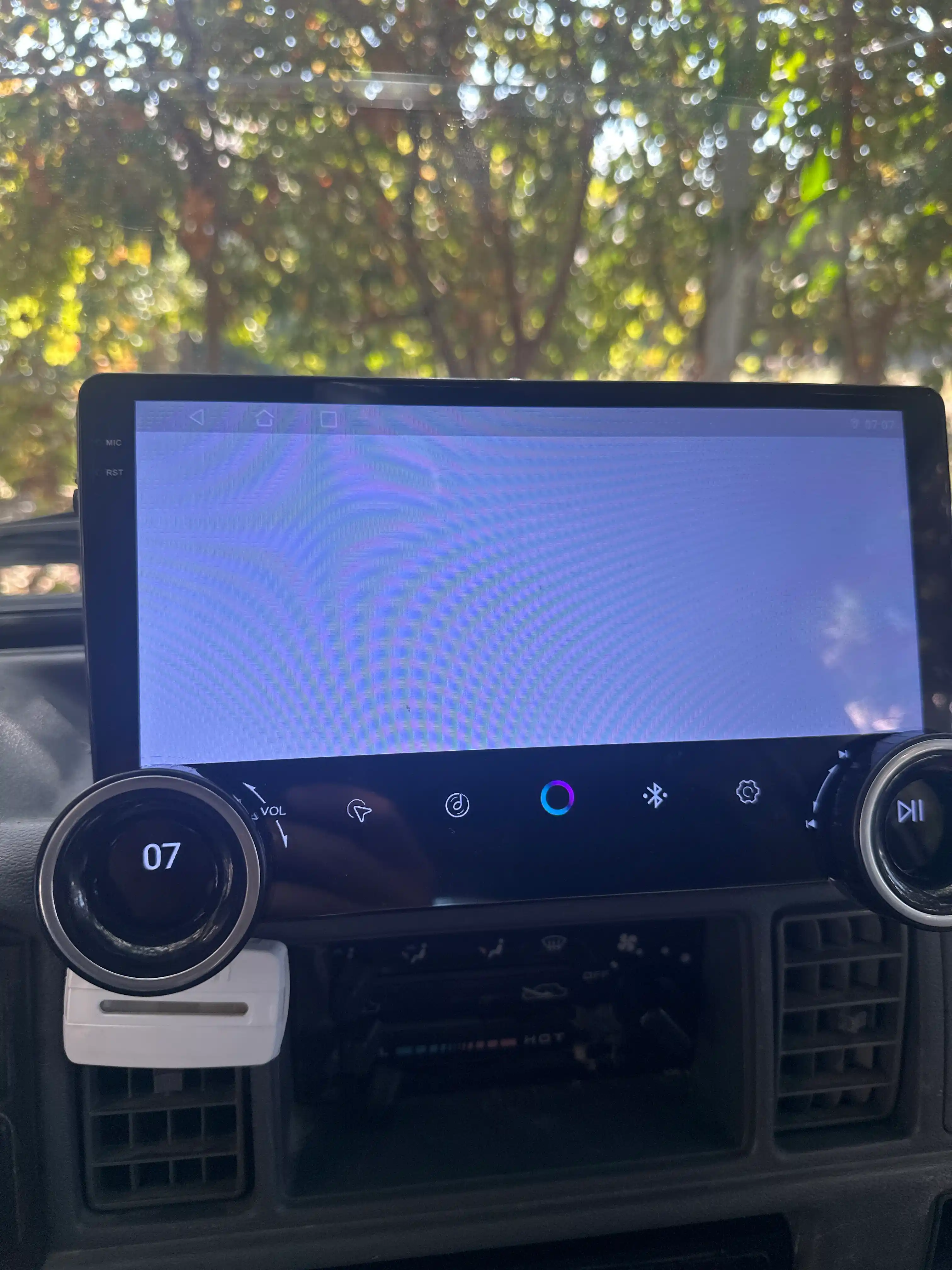 Авто монитор Tesla, Diamond X80 2K, 10.1 дюйма 4+64 ГБ, WiFi кулер, с рамкой и кабелями