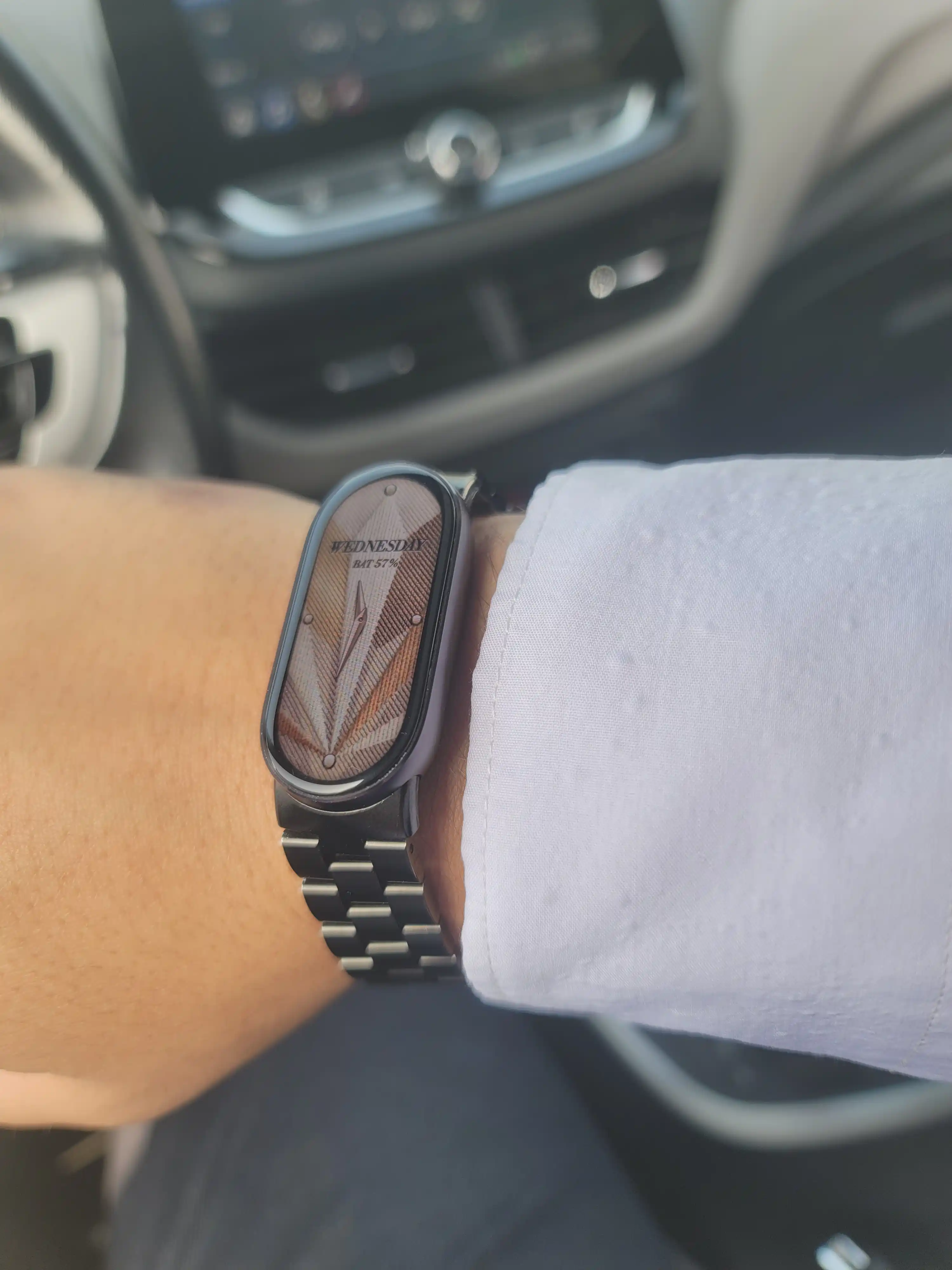 Xiaomi Mi Band 8, 9 va 10 uchun, metall tasma
