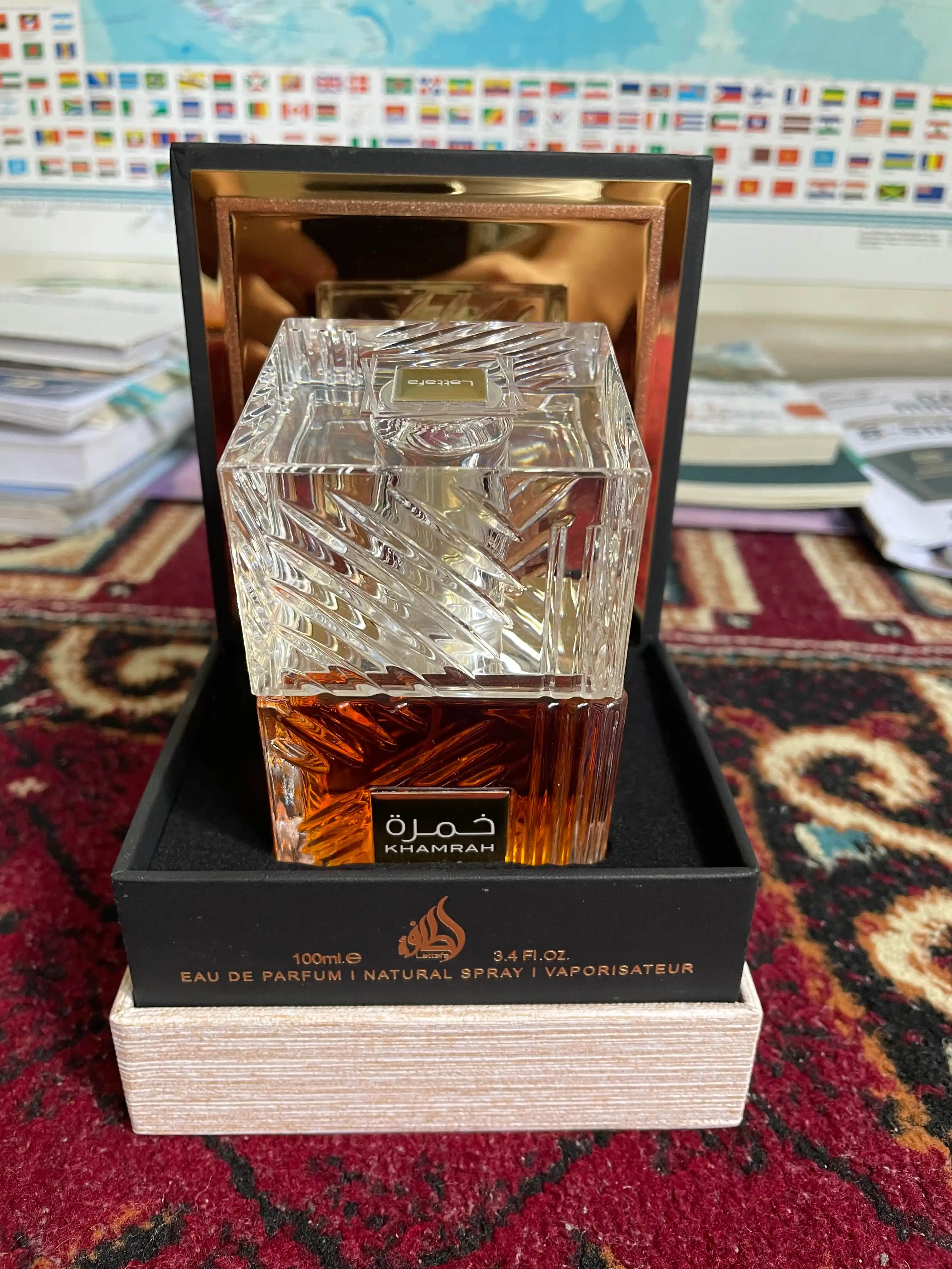 Lattafa Khamrah 100 мл — Унисекс парфюм, арабские духи, Eau de Parfum для женщин и мужчин