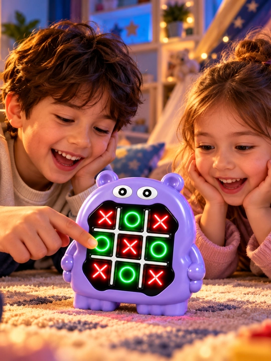 Sensorli X va O o‘yini, elektron Tic-Tac-Toe, bolalar uchun