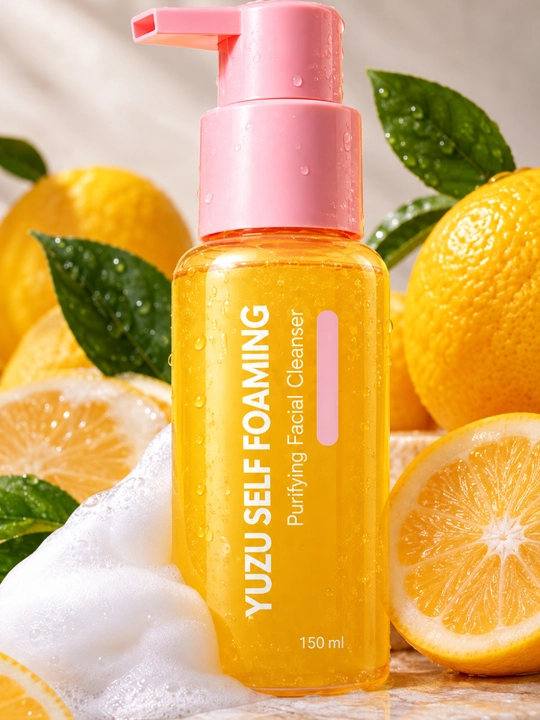 Yuz yuvish ko‘pigi LALARECIPE Yuzu 3 in 1 tozalovchi penka 200 ml
