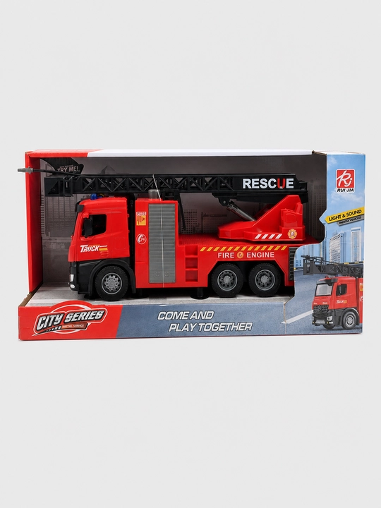 O't o'chirish mashinasi Rui Jia City Series Rescue narvon, yorug'lik, ovoz va suv purkash