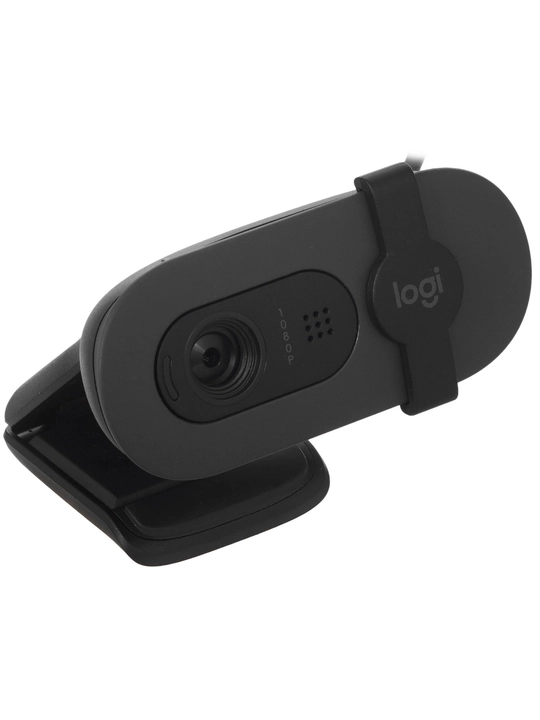 Веб-камера Logitech Brio 100 960-001585, Full HD 1080p, USB, с микрофоном