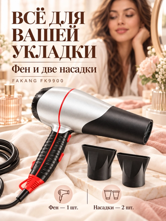 «Oson turmak» soch quritgich fen, 2 ta uchlik, 3 rejim, sovuq havo