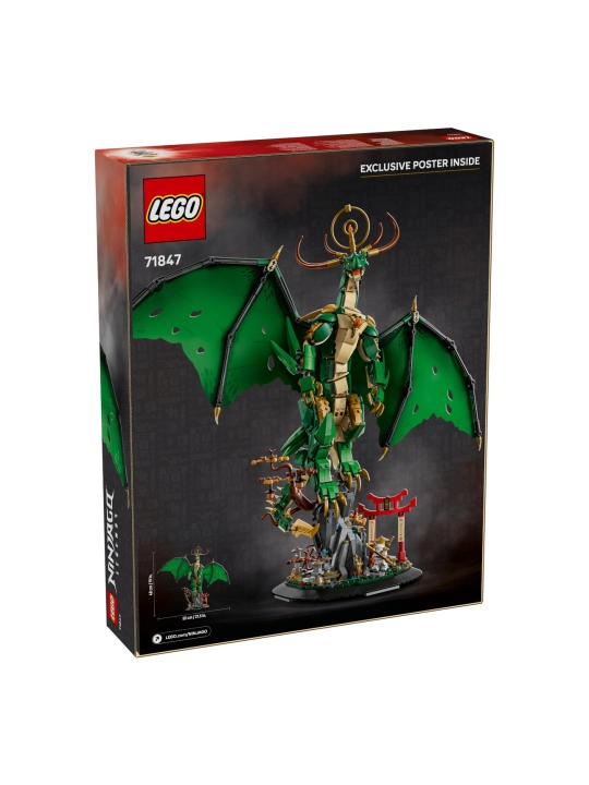 Конструктор LEGO NINJAGO 71847 Статуя Мастера Дракона
