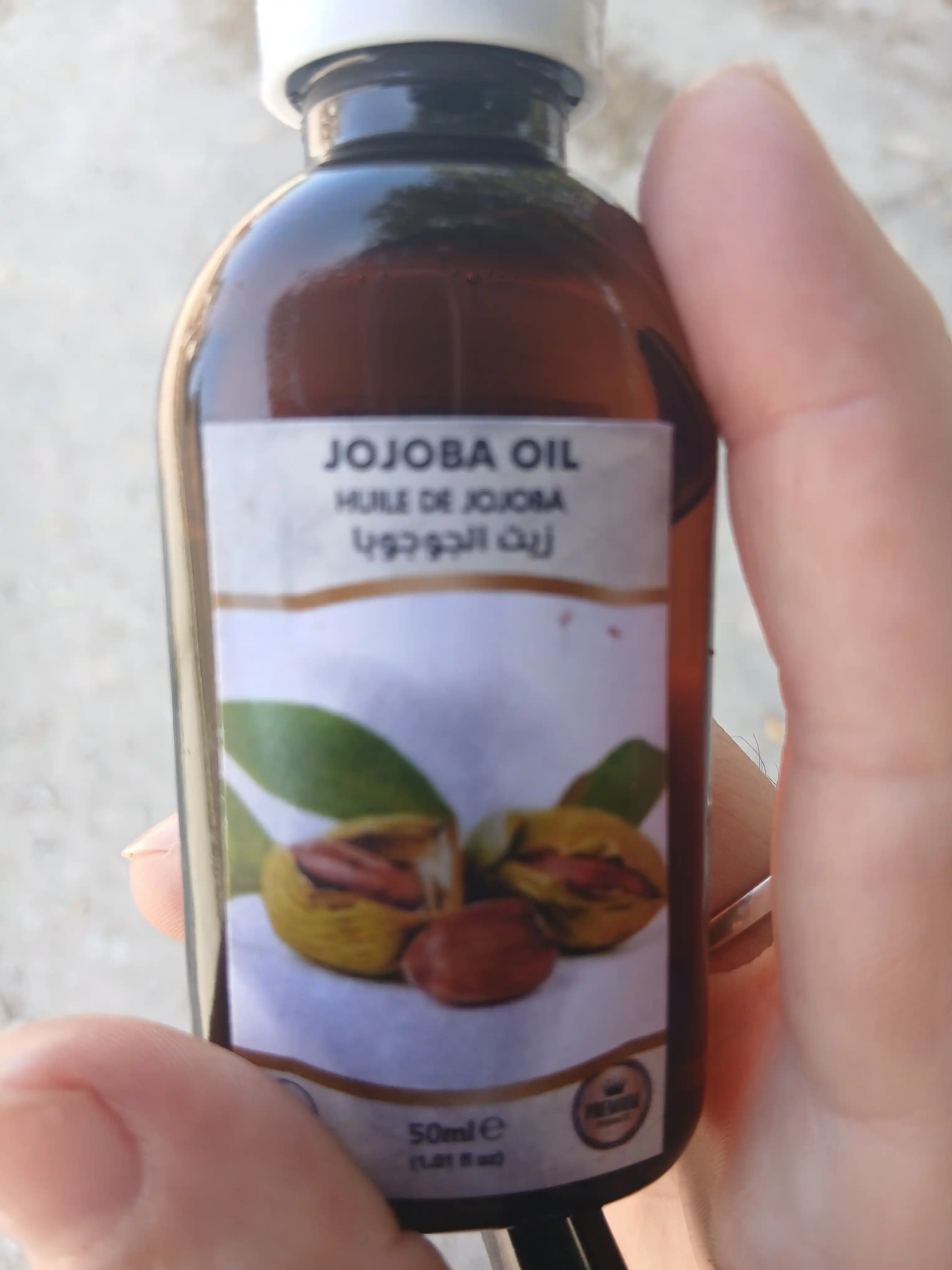 Jojoba kosmetik yog'i, 50 ml. Terini namlash va oziqlashtirish uchun yog'