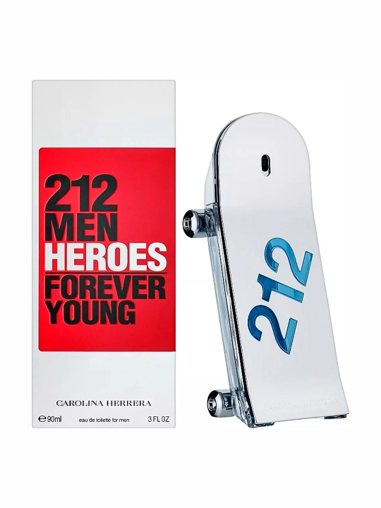 Carolina Herrera 212 Heroes Forever Young мужской парфюм, 90 мл - 