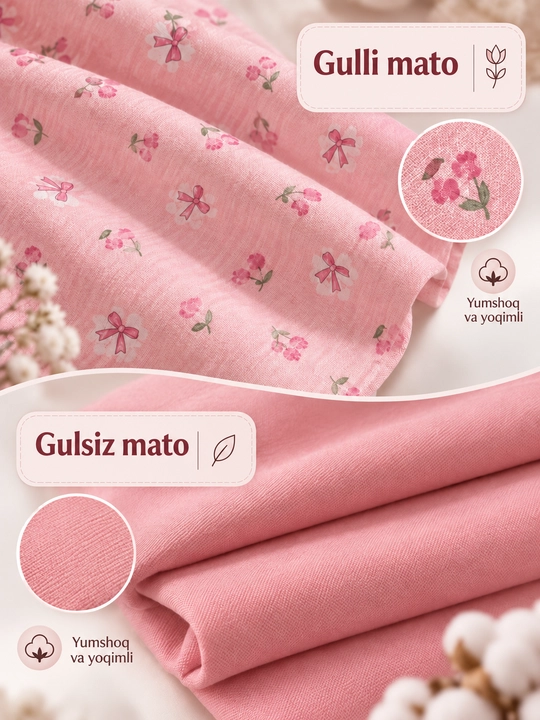 Bir kishilik jatka choyshab to'plami, paxta, gulli, ko'rpa va yostiq jildi, yotoq jihozi
