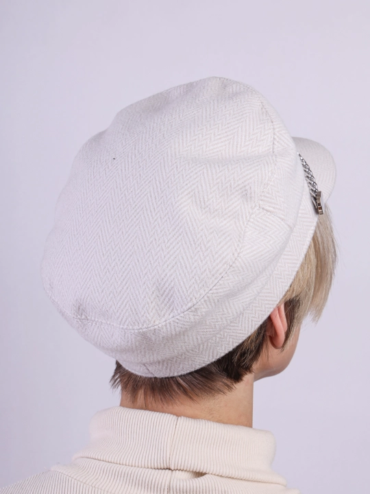 Beret shapka - qishki bosh kiyim, ayollar va qiz bolalar uchun, qalin